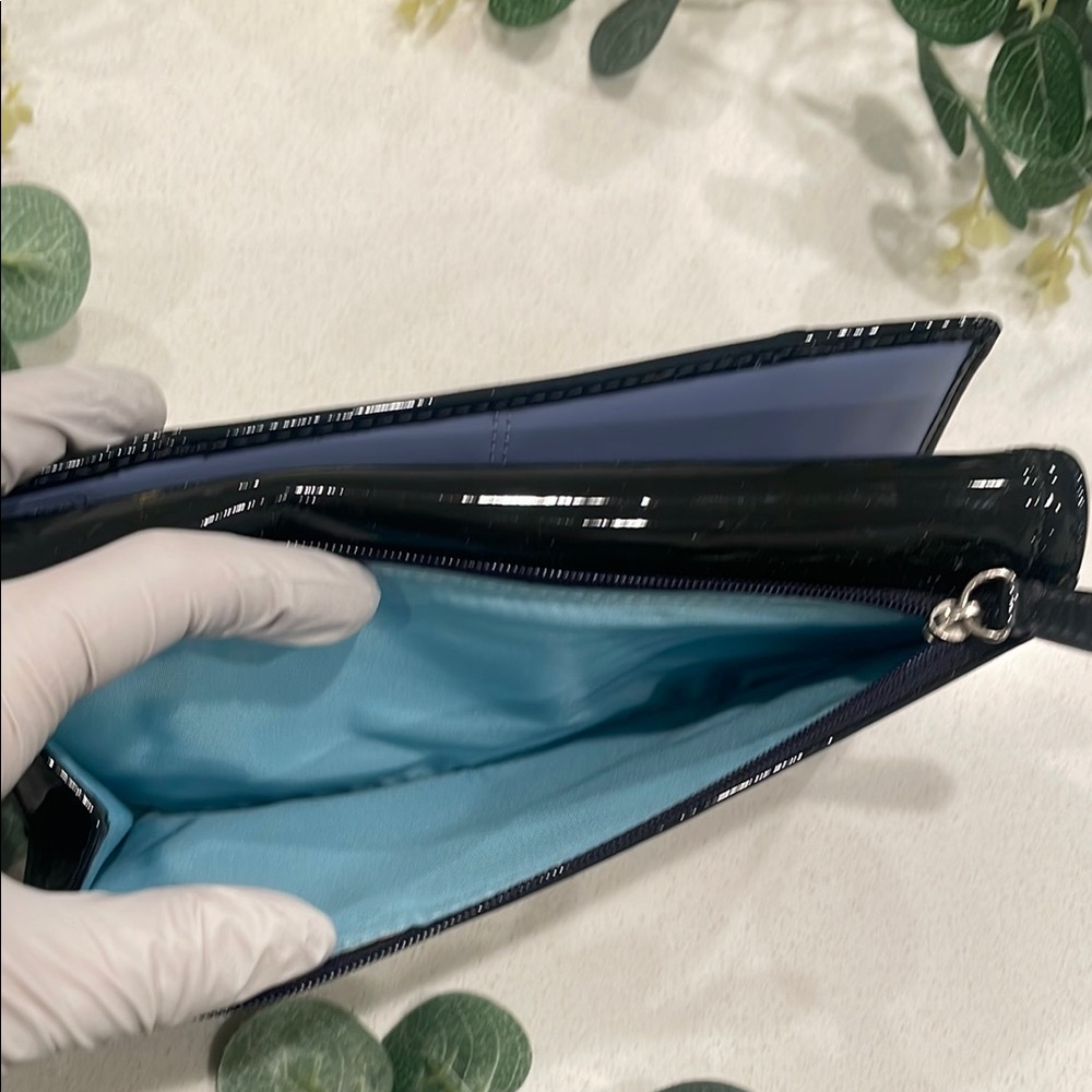 Coach Black Patent Leather Wallet - Picture 5 of 6